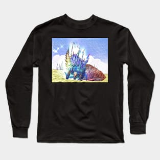 Rainbow hermit crab Long Sleeve T-Shirt